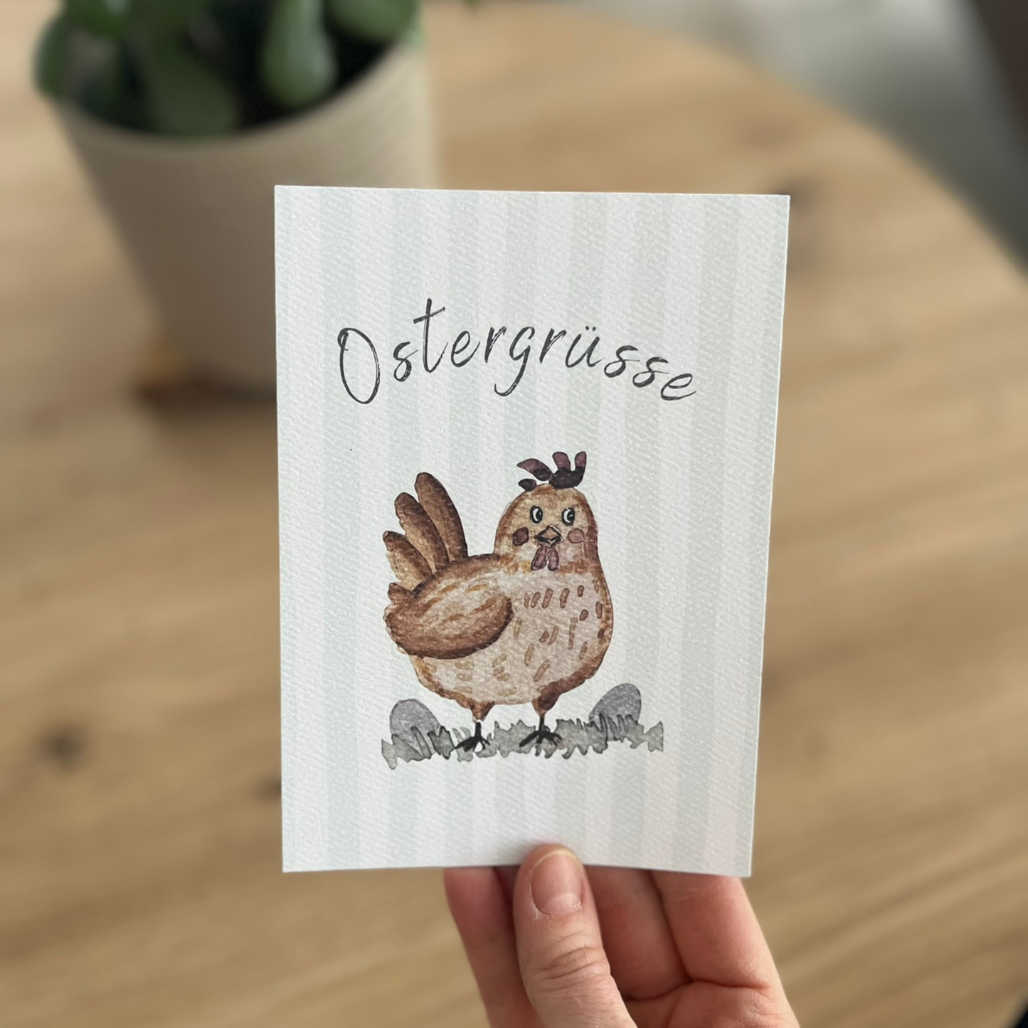 Karte Ostergrüße Hendl