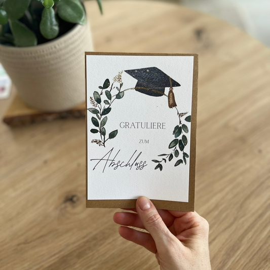 Karte Abschluss Glückwünsche