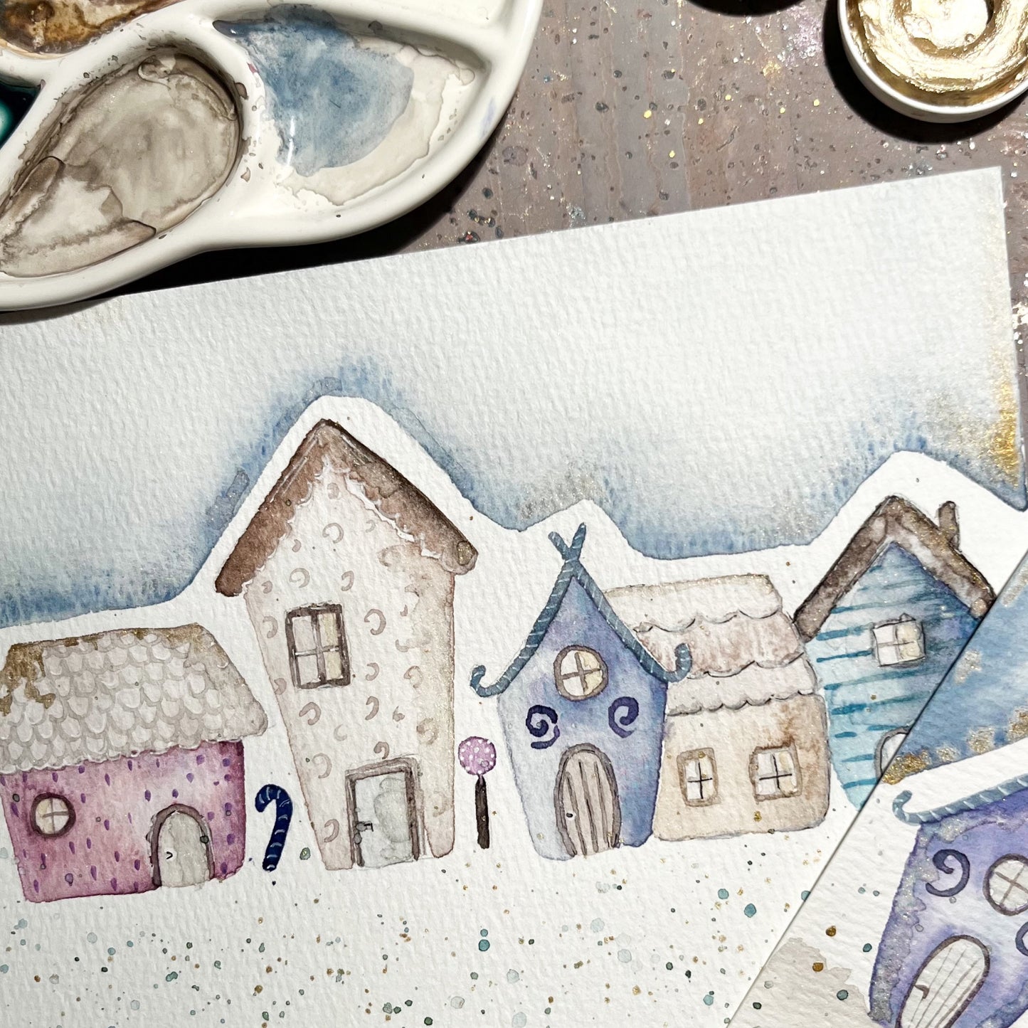 Christinas Kartenkunst Aquarell Workshop für Erwachsene