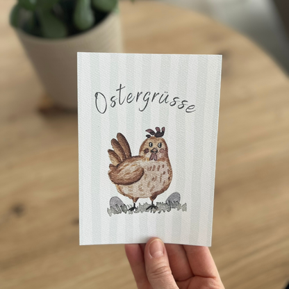 Karte Ostergrüße Hendl