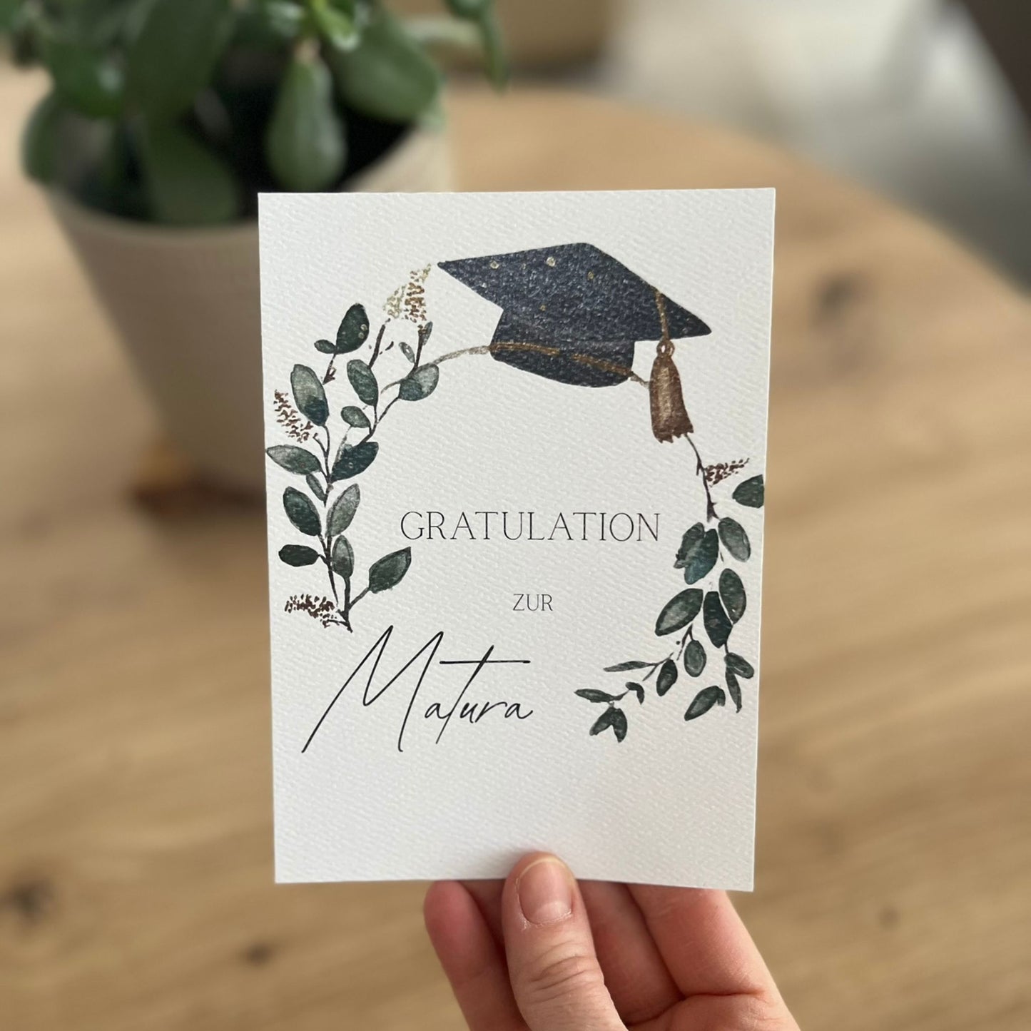 Karte Matura Wünsche