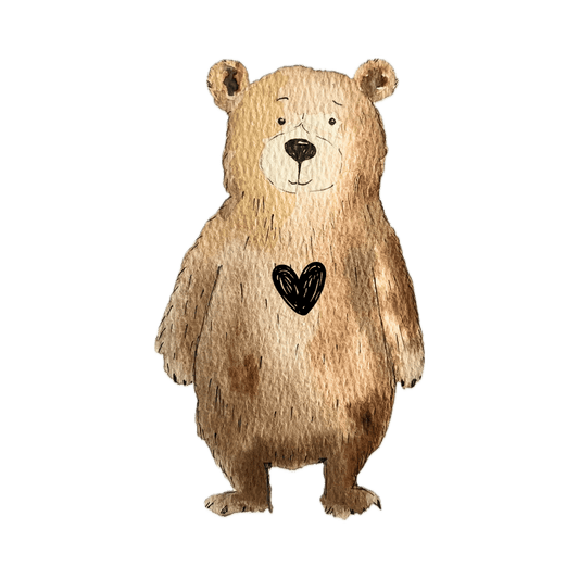 Bügelbild Bärchen Christinas Kartenkunst