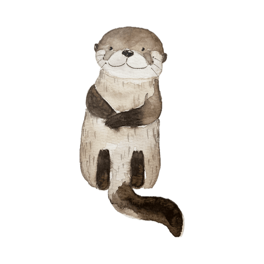 Bügelbild Otter Christinas Kartenkunst