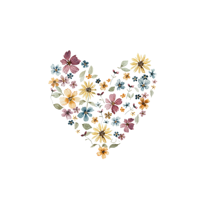 Bügelbild Blumenherz von Christinas Kartenkunst