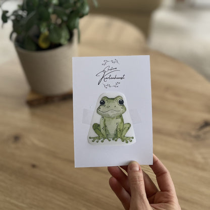 Bügelbild Frosch