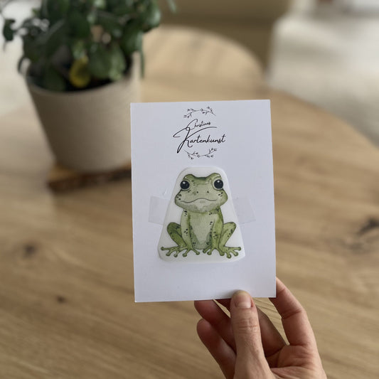 Bügelbild Frosch