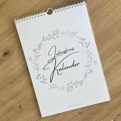 Jahreskreis Kalender Christinas Kartenkunst