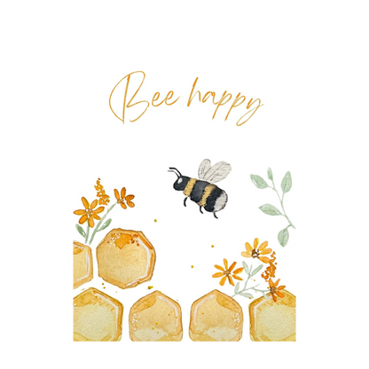 Karte Bee happy von Christinas Kartenkunst