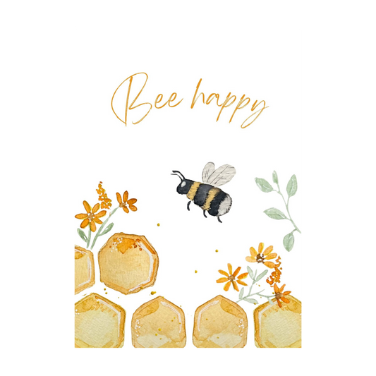 Karte Bee happy von Christinas Kartenkunst