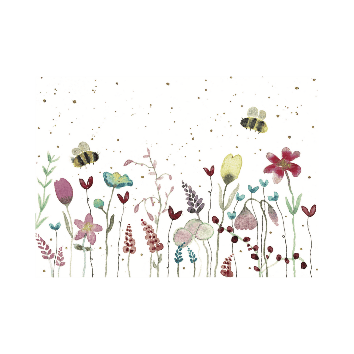 Grußkarte Blumenwiese Christinas Kartenkunst