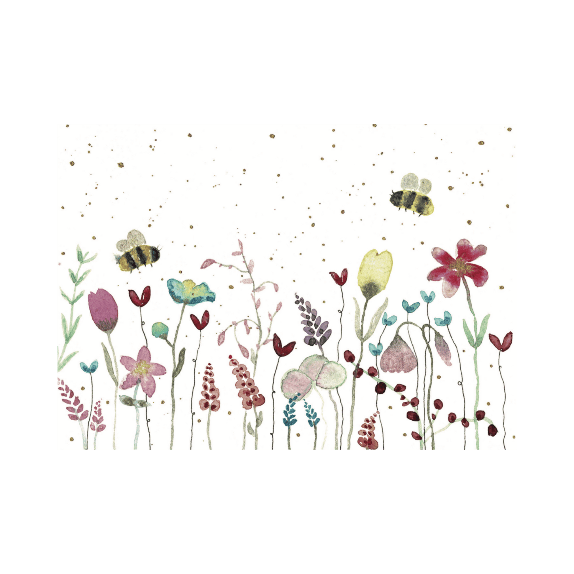 Grußkarte Blumenwiese Christinas Kartenkunst