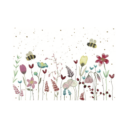 Grußkarte Blumenwiese Christinas Kartenkunst