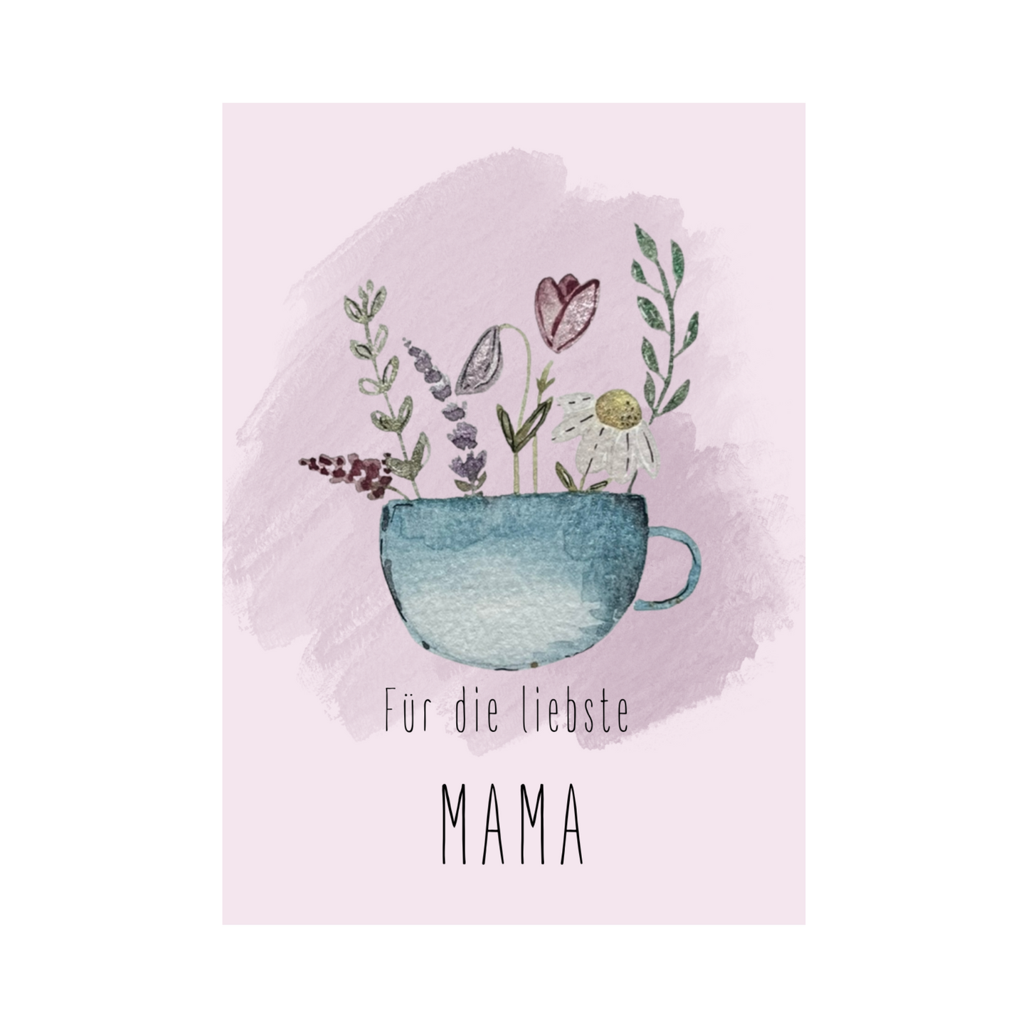 Grußkarte für die liebste Mama Christinas Kartenkunst