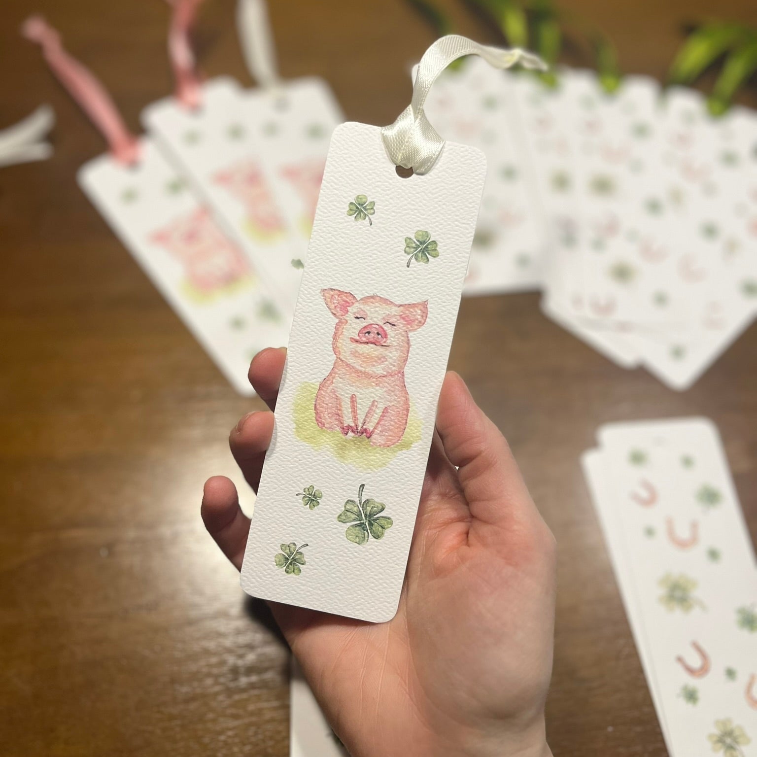 Lesezeichen Glücksschein Christinas Kartenkunst