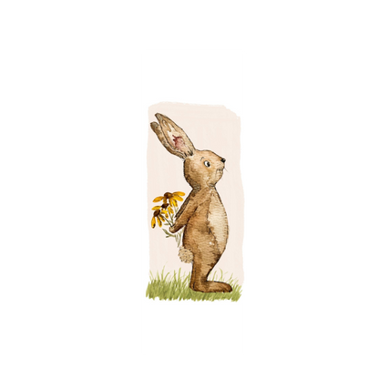 Lesezeichen Hase Blumen Christinas Kartenkunst