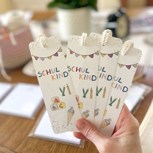 Lesezeichen Schulkind von Christinas Kartenkunst