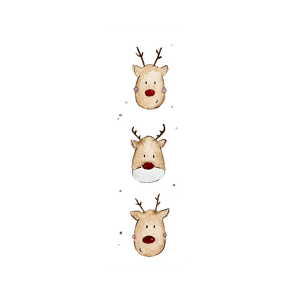 Lesezeichen Rudolph Rentier Christinas Kartenkunst