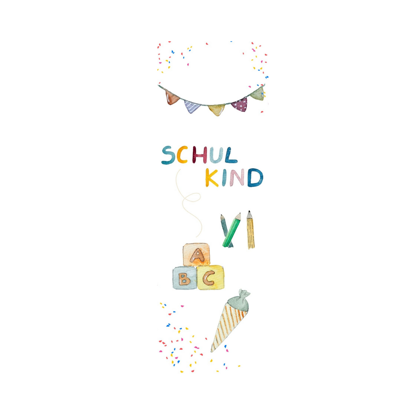 Lesezeichen Schulkind