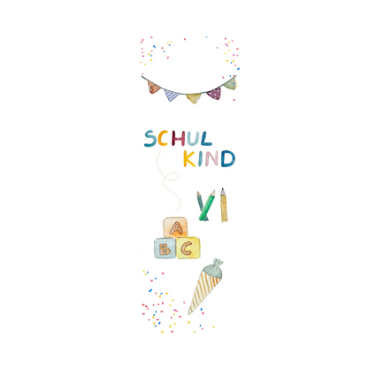 Lesezeichen Schulkind