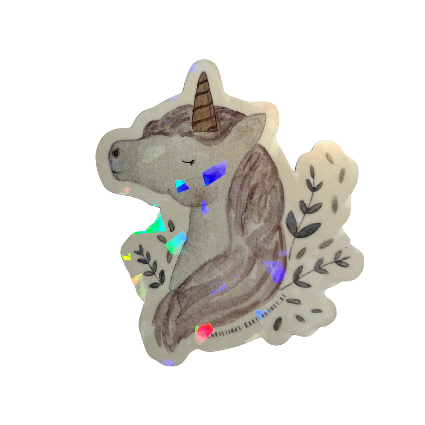 Sticker Einhornkopf