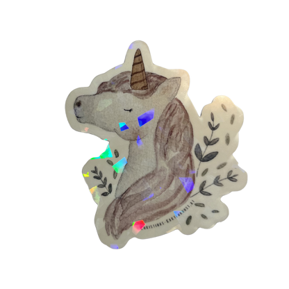 Sticker Einhornkopf