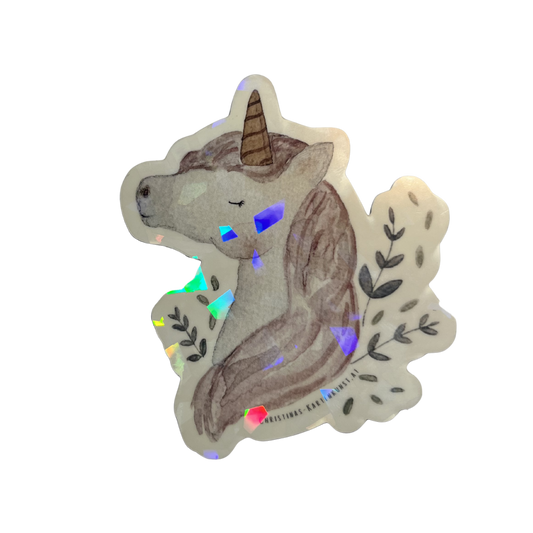 Sticker Einhornkopf