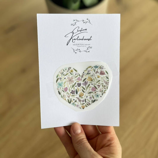 Bügelbild Blütenherz Christinas-Kartenkunst