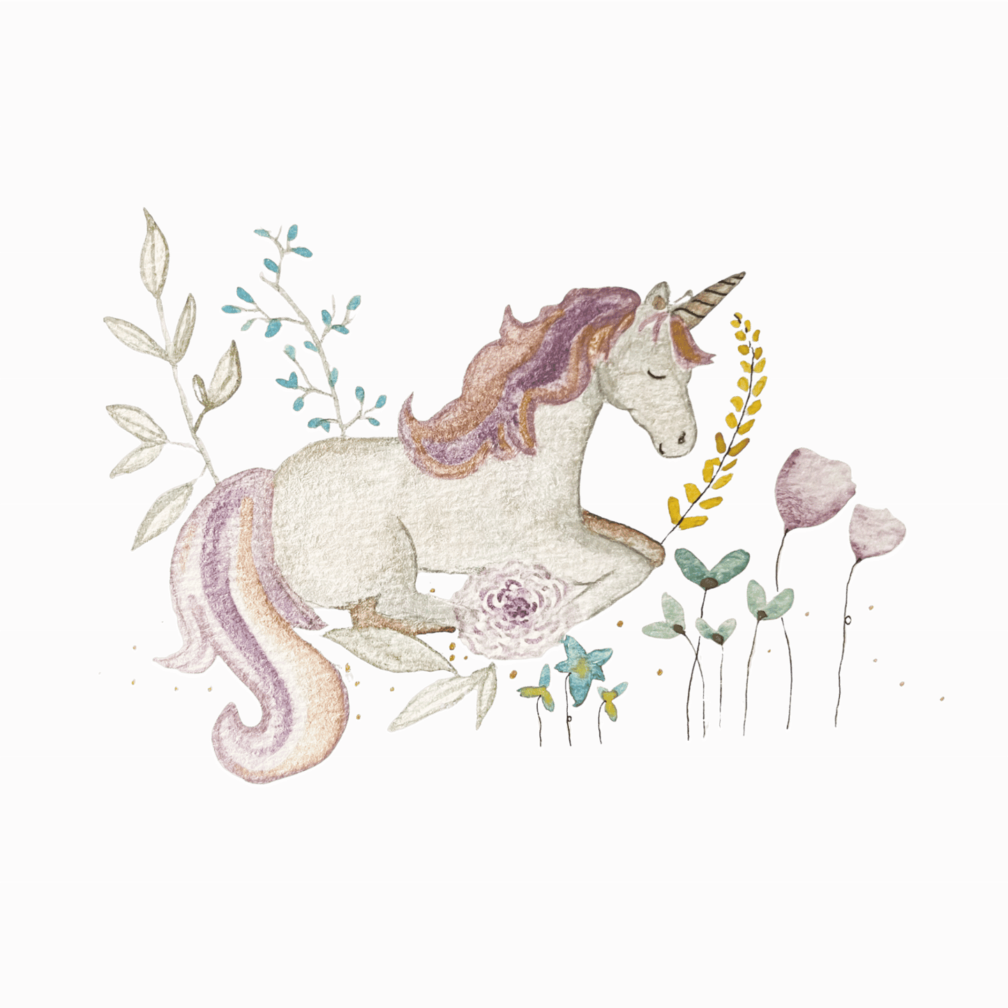 Bügelbild Einhorn Christinas Kartenkunst