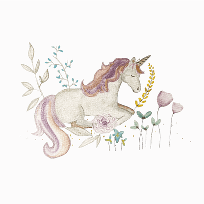 Bügelbild Einhorn Christinas Kartenkunst