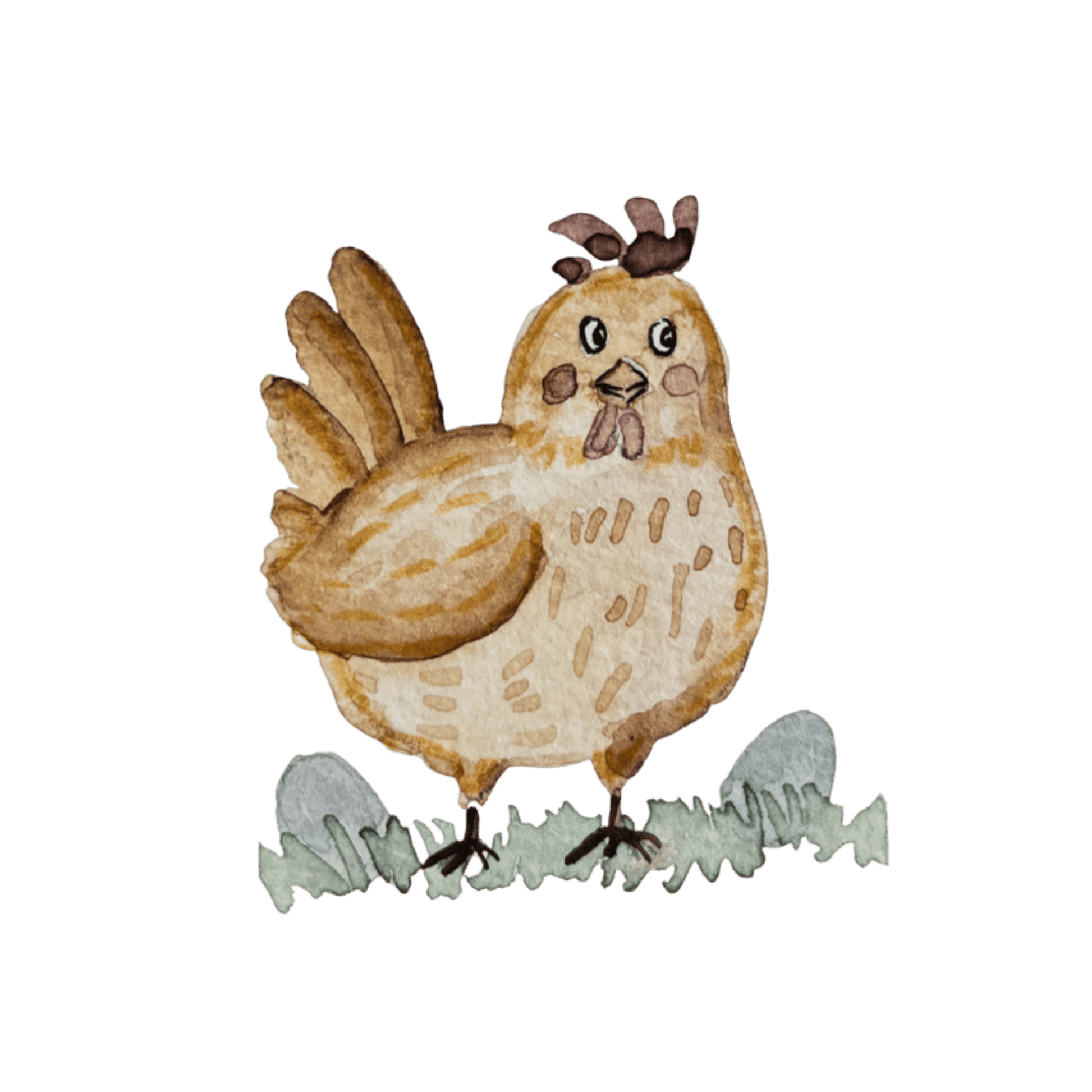 Bügelbild Hendl Christinas Kartenkunst