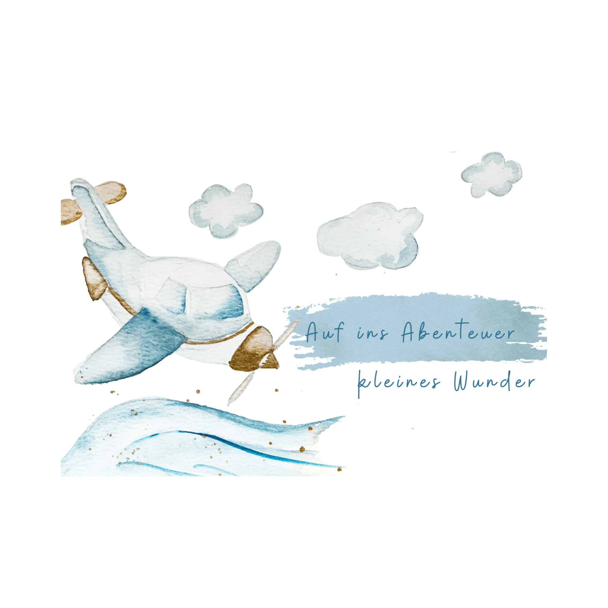Karte Geburt Geburtstag Auf ins Abenteuer kleines Wunder Christinas Kartenkunst