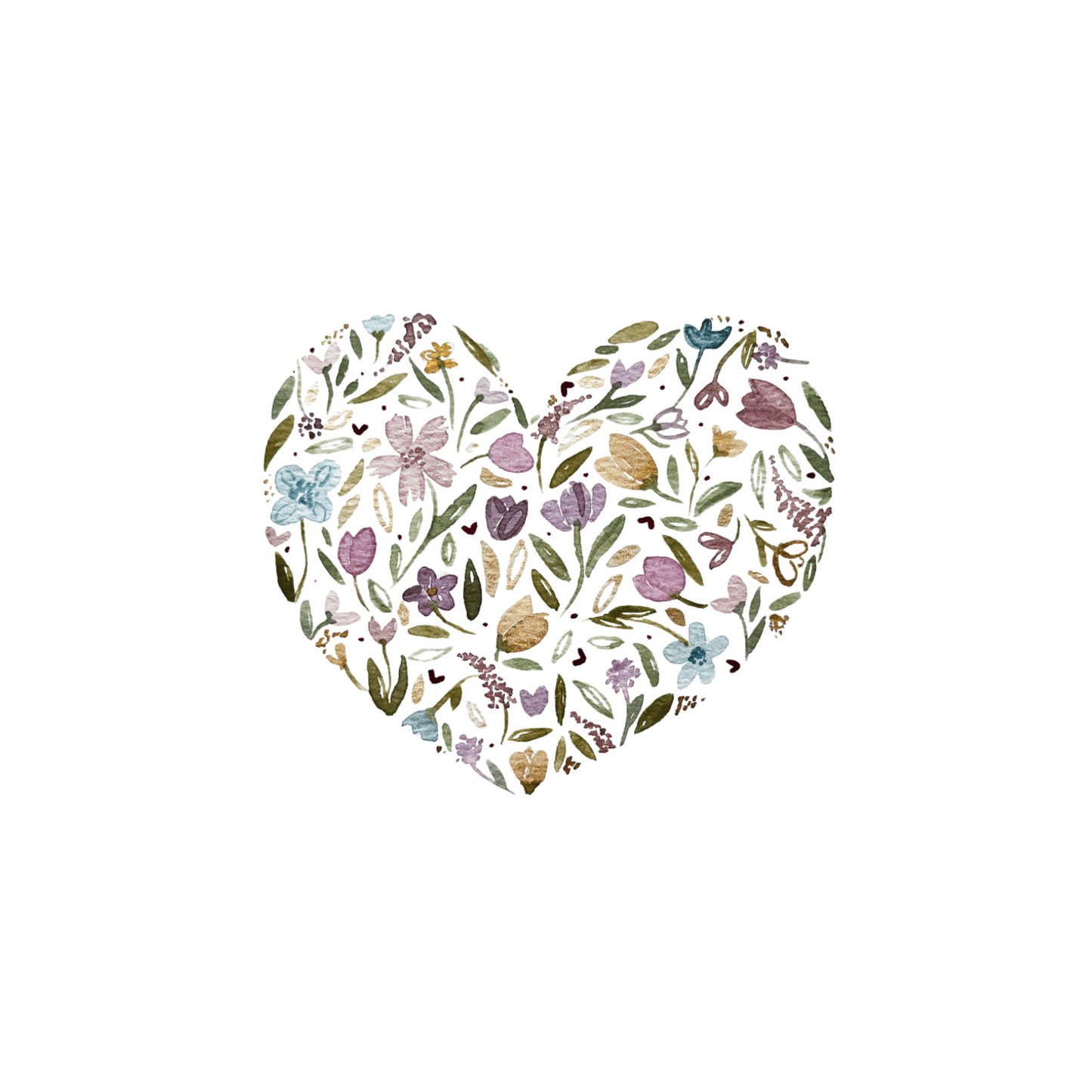 Karte Blütenherz rosa Christinas Kartenkunst