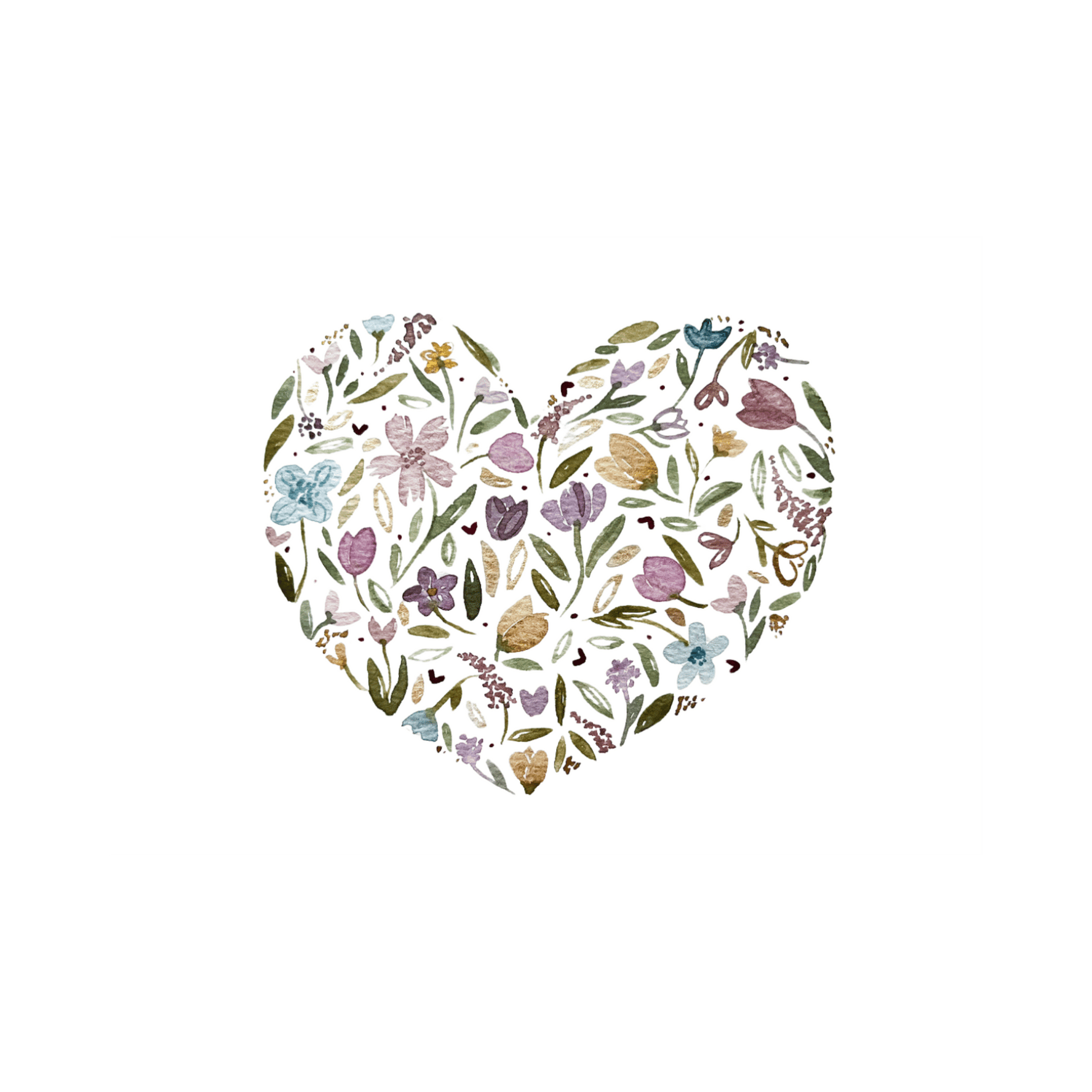 Karte Blütenherz rosa Christinas Kartenkunst