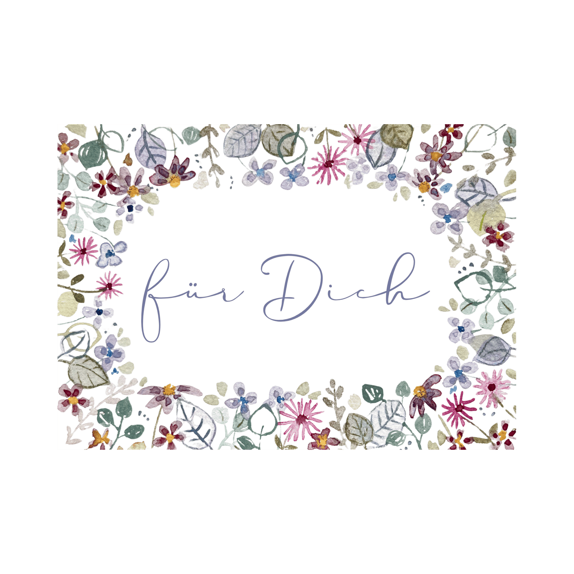 Karte Für dich Christinas Kartenkunst