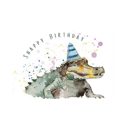 Karte Snappy Birthday Christinas Kartenkunst