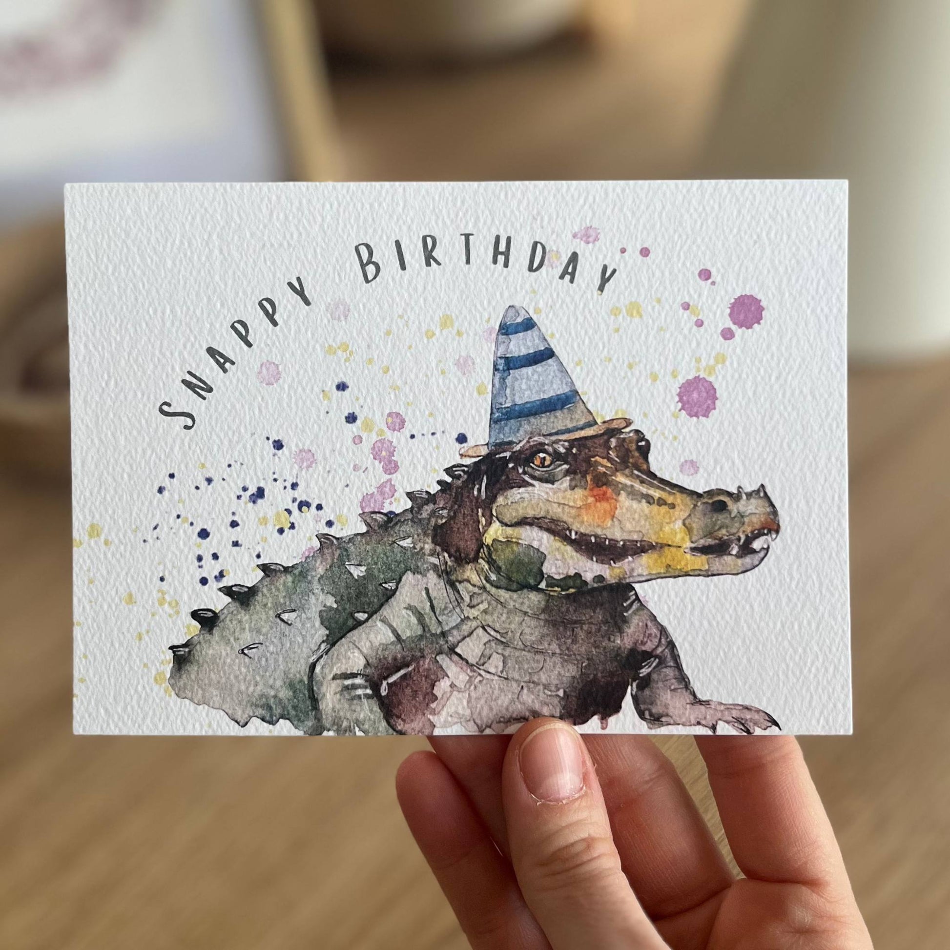 Karte Snappy Birthday Christinas Kartenkunst