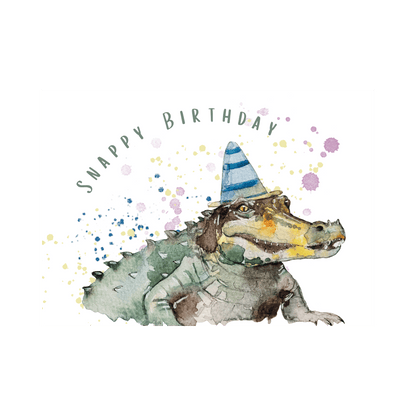 Karte Snappy Birthday Christinas Kartenkunst