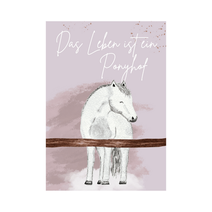 Karte Ponyhof Christinas Kartenkunst