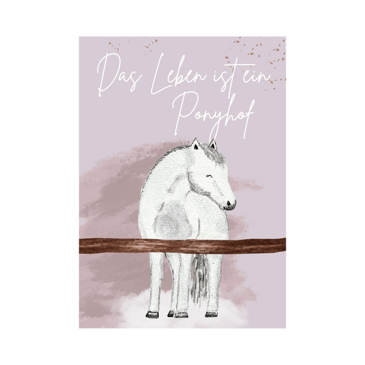 Karte Ponyhof Christinas Kartenkunst