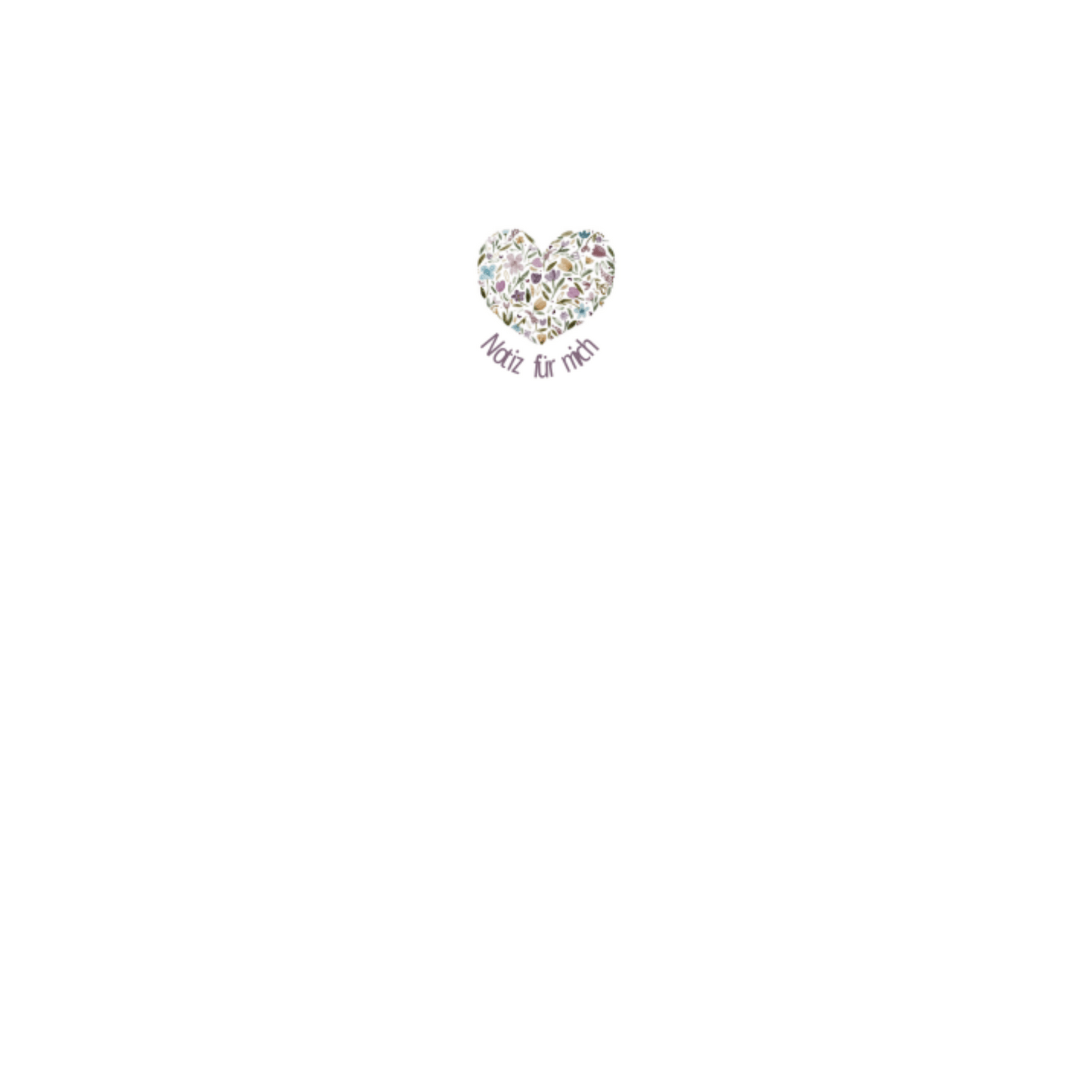 Notizblock Blütenherz Notes