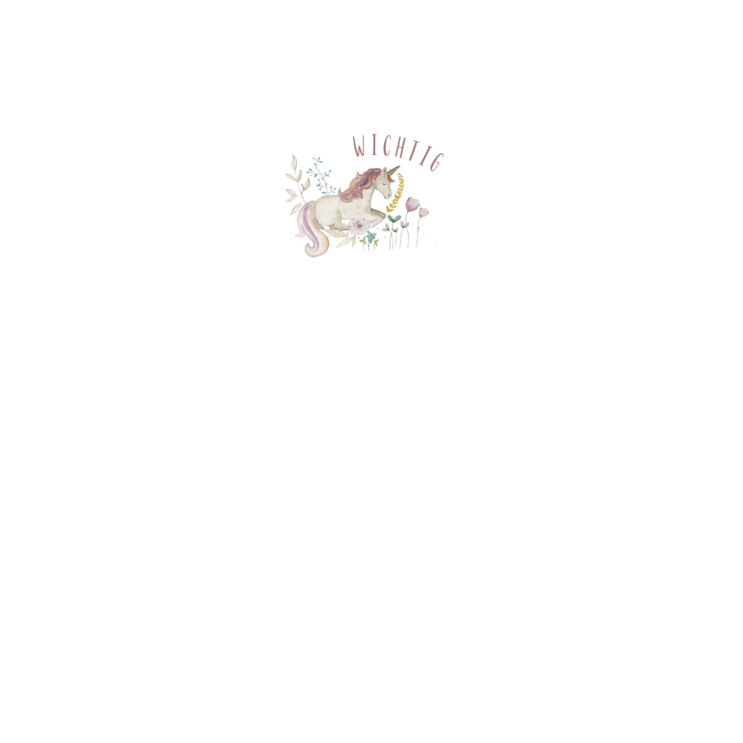 Notizblock Einhorn Notes