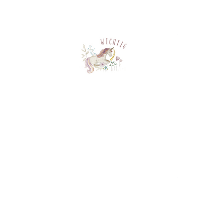 Notizblock Einhorn Notes