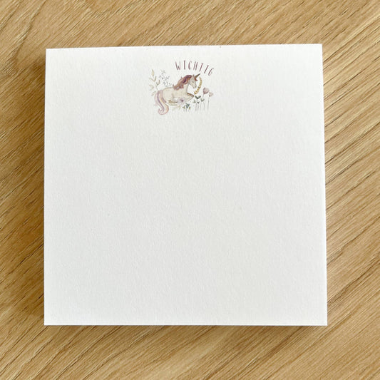 Notizblock Einhorn Notes