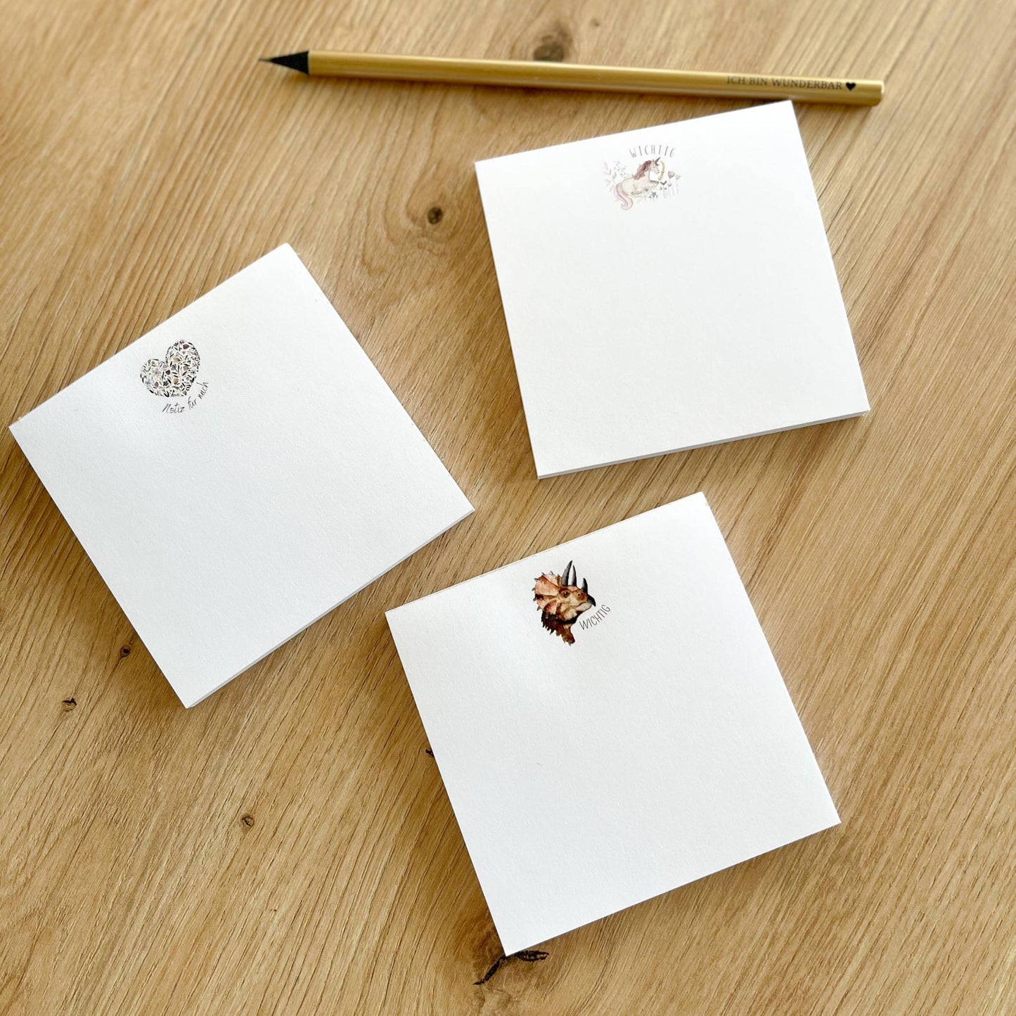 Notizblock Blütenherz Notes